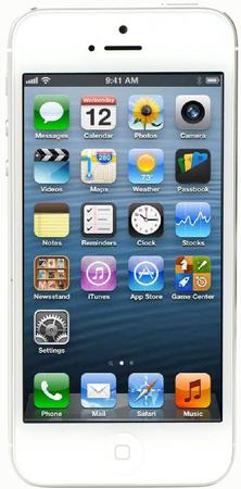 Смартфон Apple iPhone 5 32Gb White & Silver - Новоалтайск