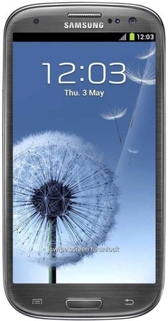 Смартфон Samsung Galaxy S3 GT-I9300 16Gb Titanium grey - Новоалтайск